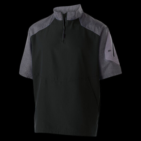 Holloway Raider Short Sleeve Quarter Zip Pullover Polyester 229545
