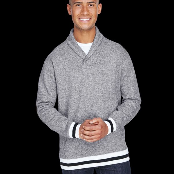 Adult Peppered Fleece Shawl Collar Thumbnail