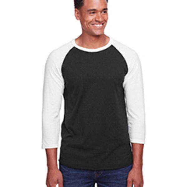 Unisex Three-Quarter Sleeve Raglan T-Shirt Thumbnail