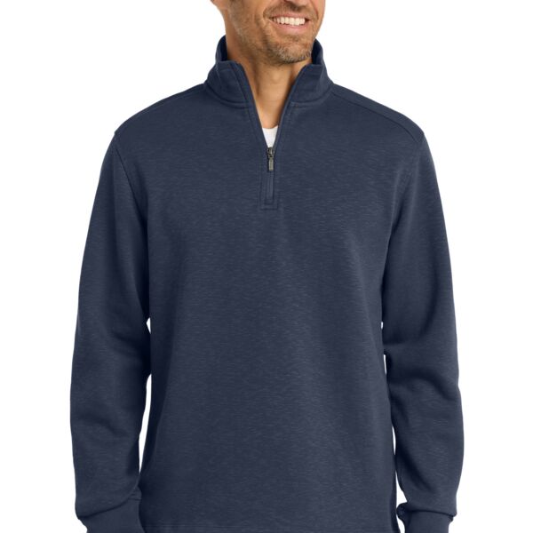Slub Fleece 1/4 Zip Pullover Thumbnail