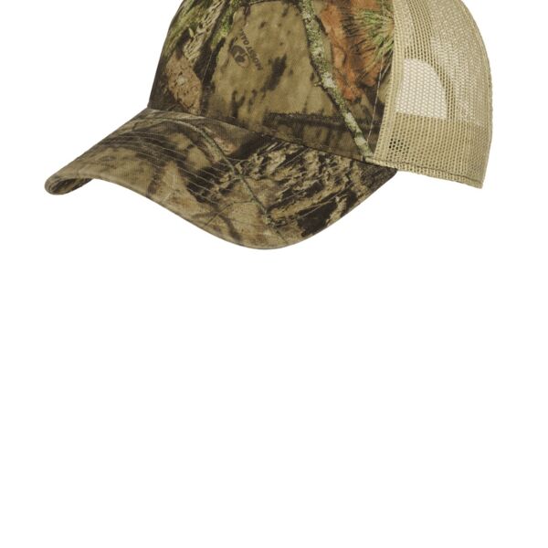 Unstructured Camouflage Mesh Back Cap Thumbnail
