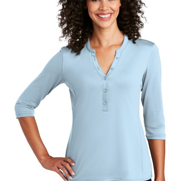 Women's UV Choice Pique Henley Thumbnail