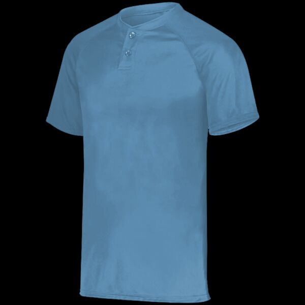 Youth Attain Wicking Two-Button Baseball Jersey Thumbnail