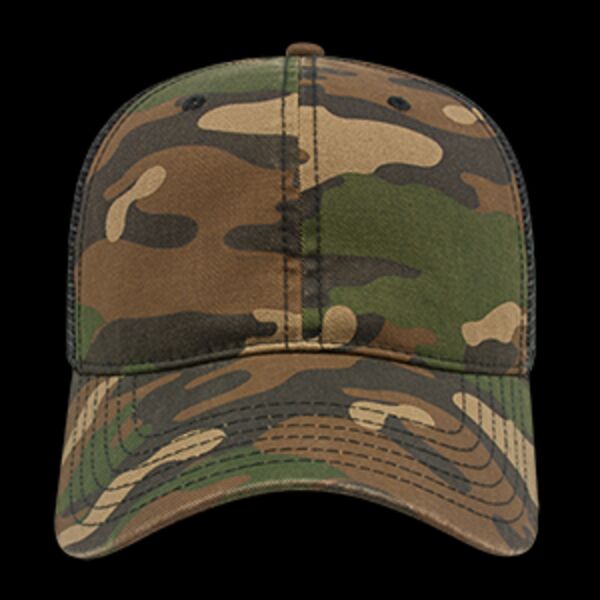Woodland Camo with Soft Mesh Back Cap Thumbnail